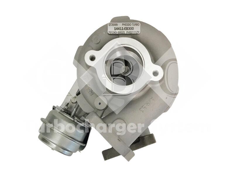 14411-EB300, Turbocharger GT2056V Nissan Pathfinder Navara 2.5 DI QW25(D40)